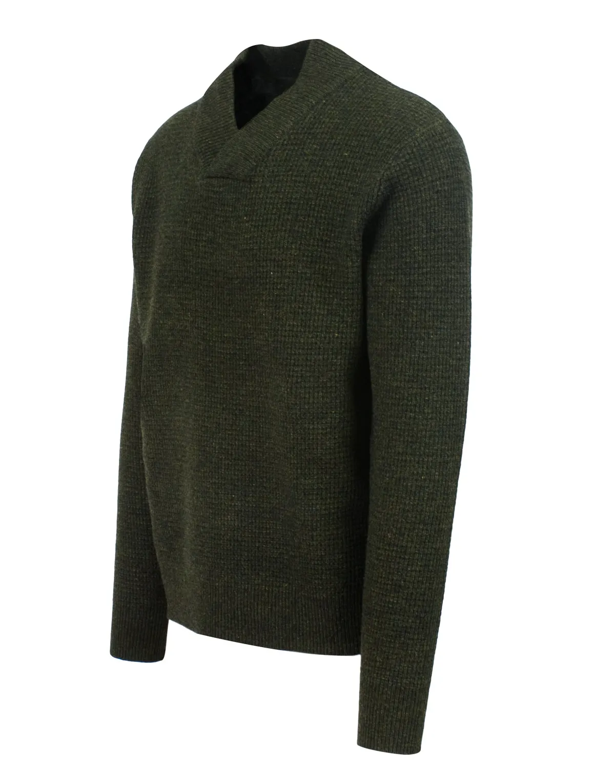 Schott NYC SW1714 genser svart V-hals ull