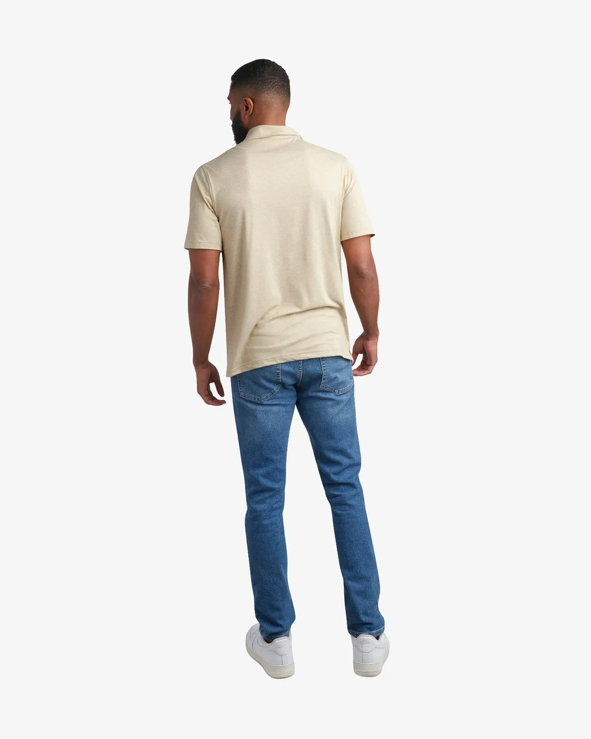 Spyder Short Sleeve Jersey polo stone – stretch piké