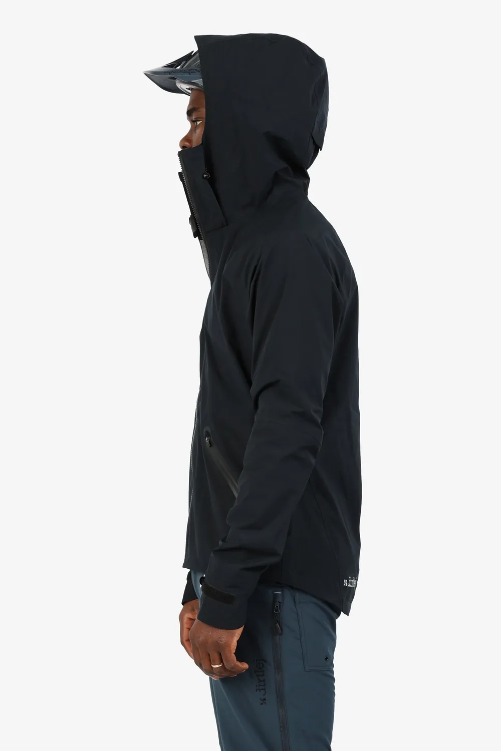 dirtlej weathershield waterproof regnjakke sort vanntett