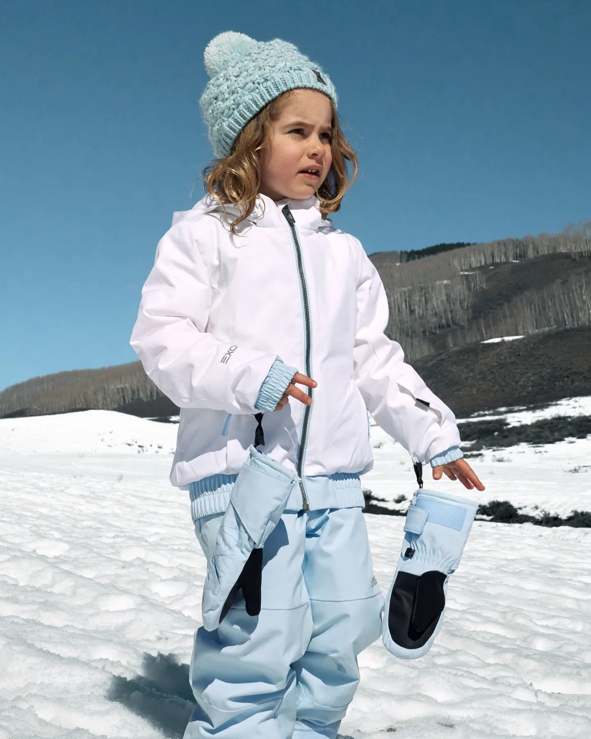 Spyder Lola skijakke jente cloudy blue 10K