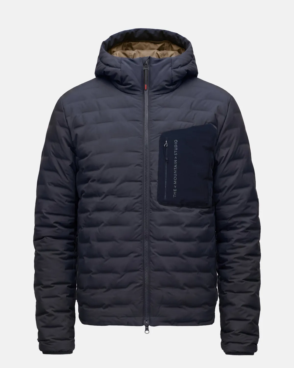 The Mountain Studio D-3 RL dunjakke Sky Captain-Kelp vendbar