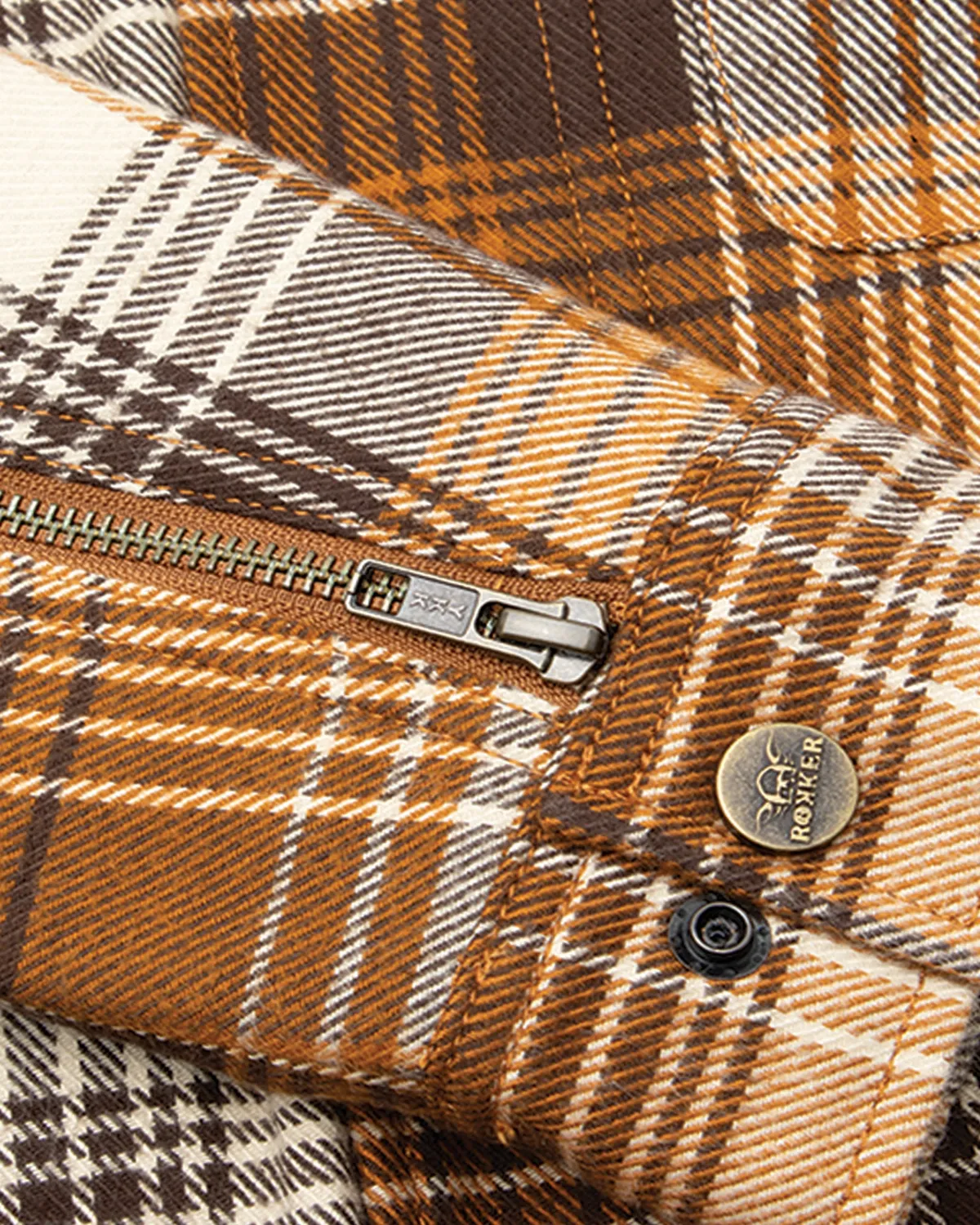 Rokker Houston Rider Shirt Lady camel AA