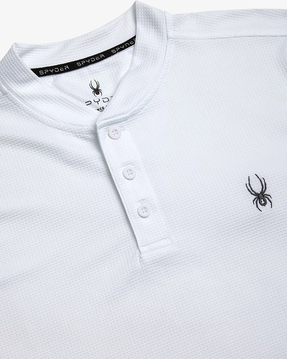 Spyder Thermal Henley langermet trøye herre hvit