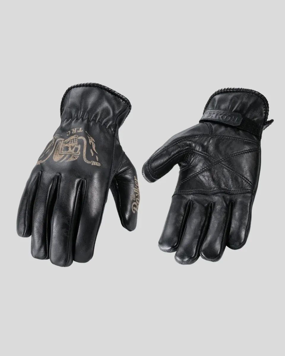 Rokker Glove Tattoo Ape motorsykkelhansker svart