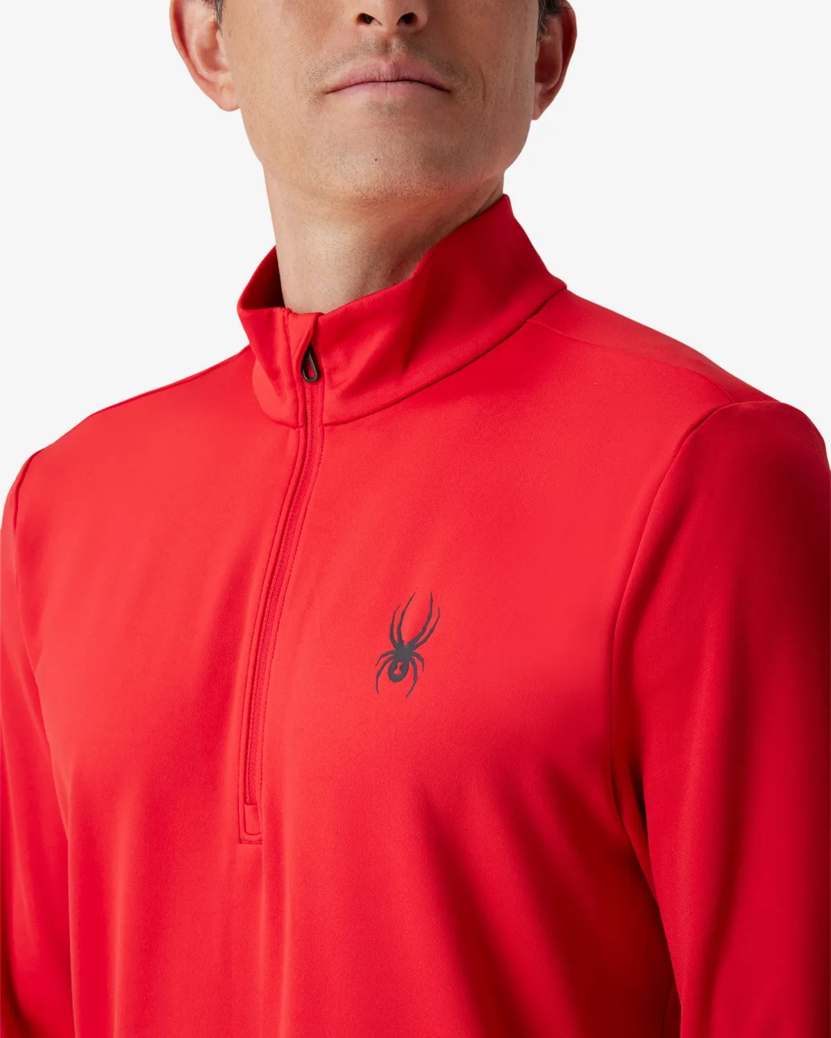Spyder Prospect quarter zip genser herre rød