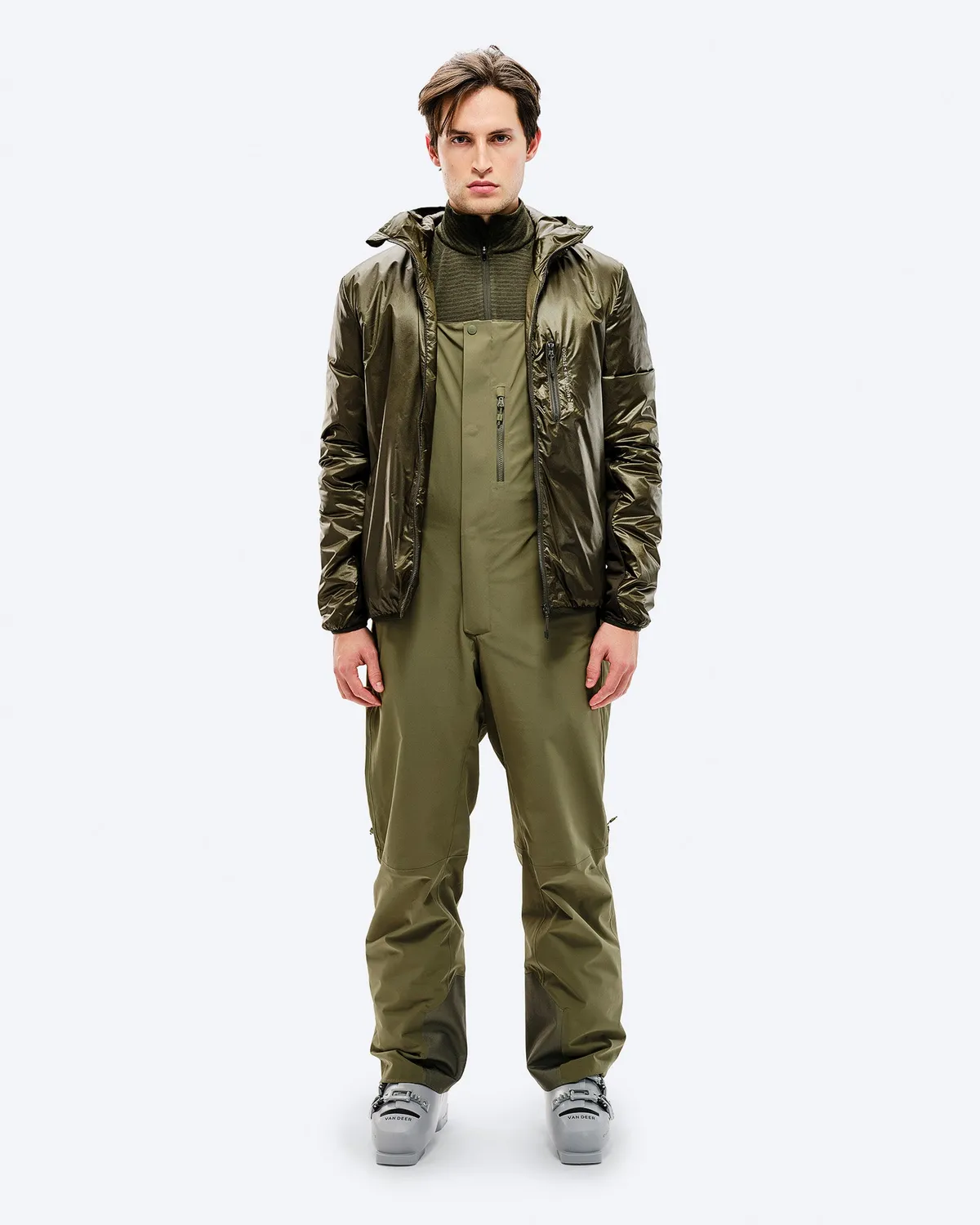 The Mountain Studio M-9 Pertex mellomjakke herre Forest Green lett