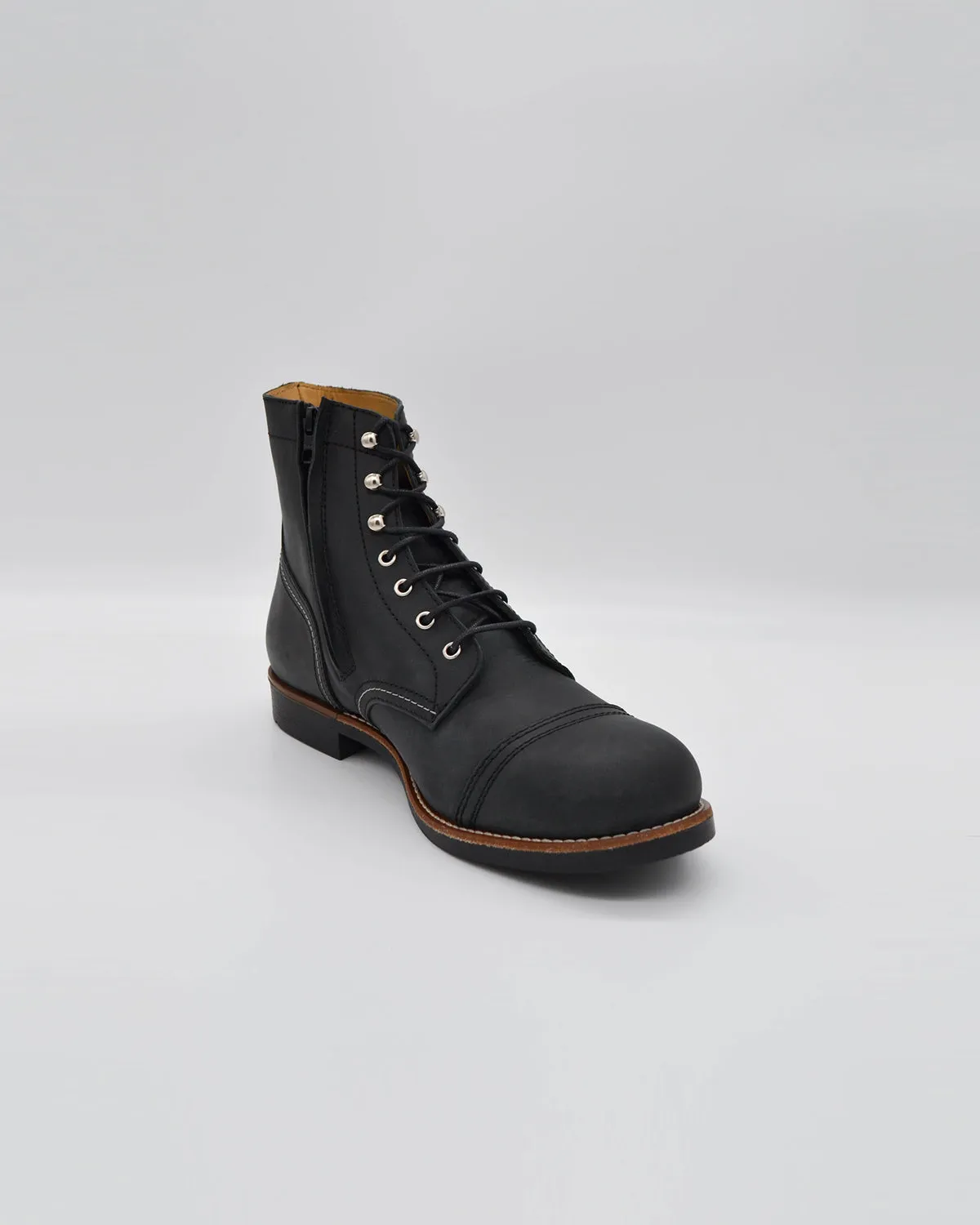 Rokker Moto Ranger Black mc-støvler skinn