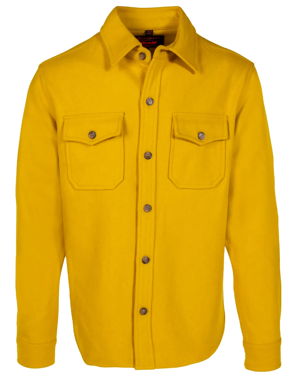 Schott NYC 7810 CPO ullskjorte svart 50% ull