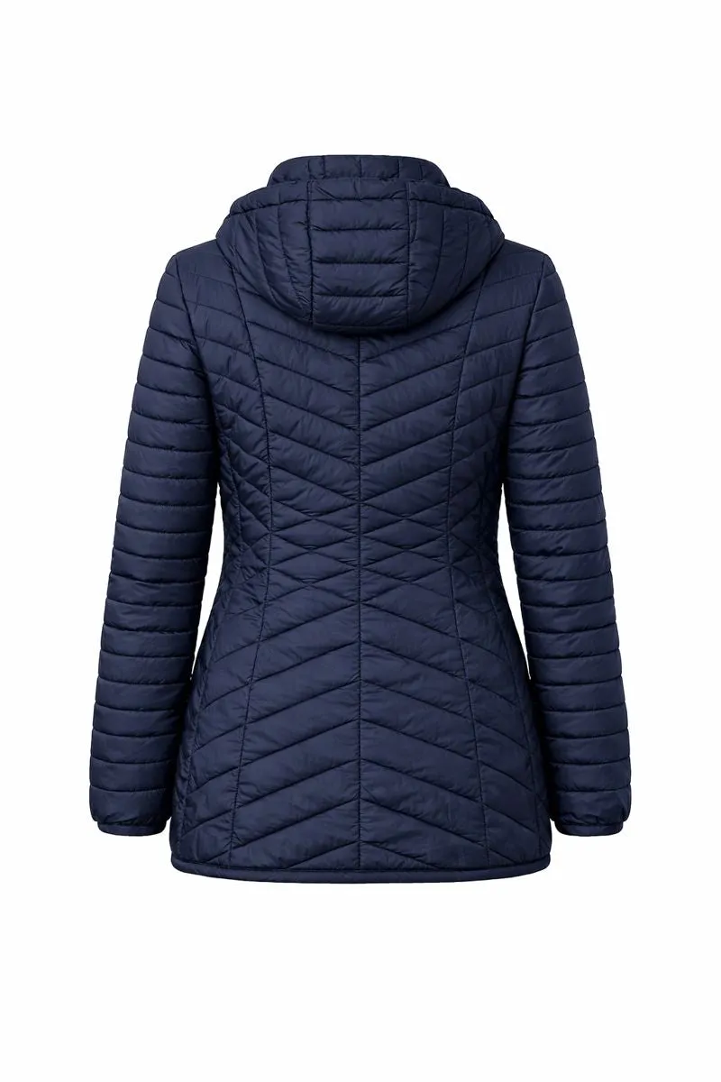 Danwear Windfield Katja hybridjakke navy lett