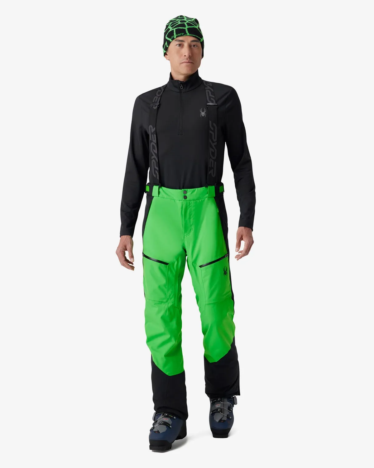 Spyder Propulsion skibukse herre svart vindtett