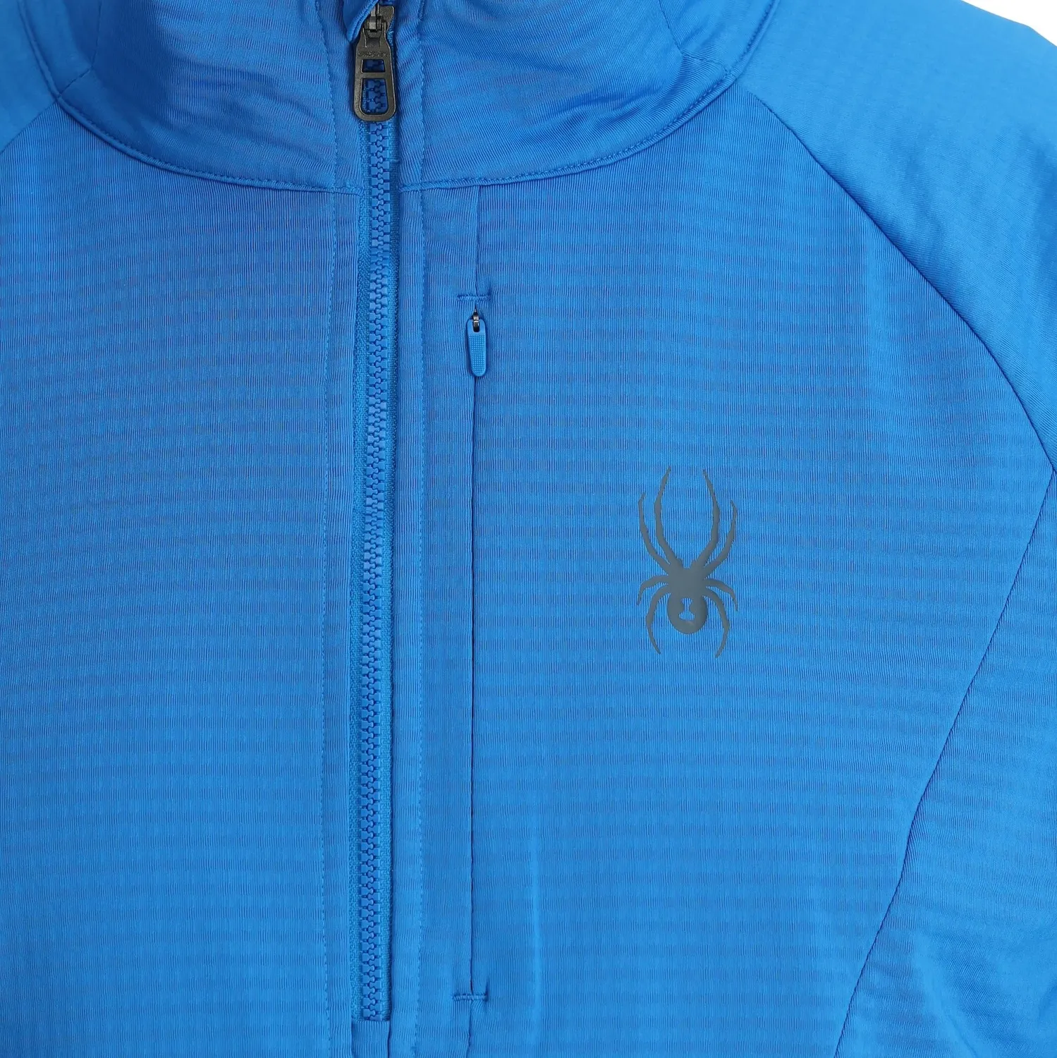 Spyder GridWeb Half Zip fleecegenser cobalt – resirkulert