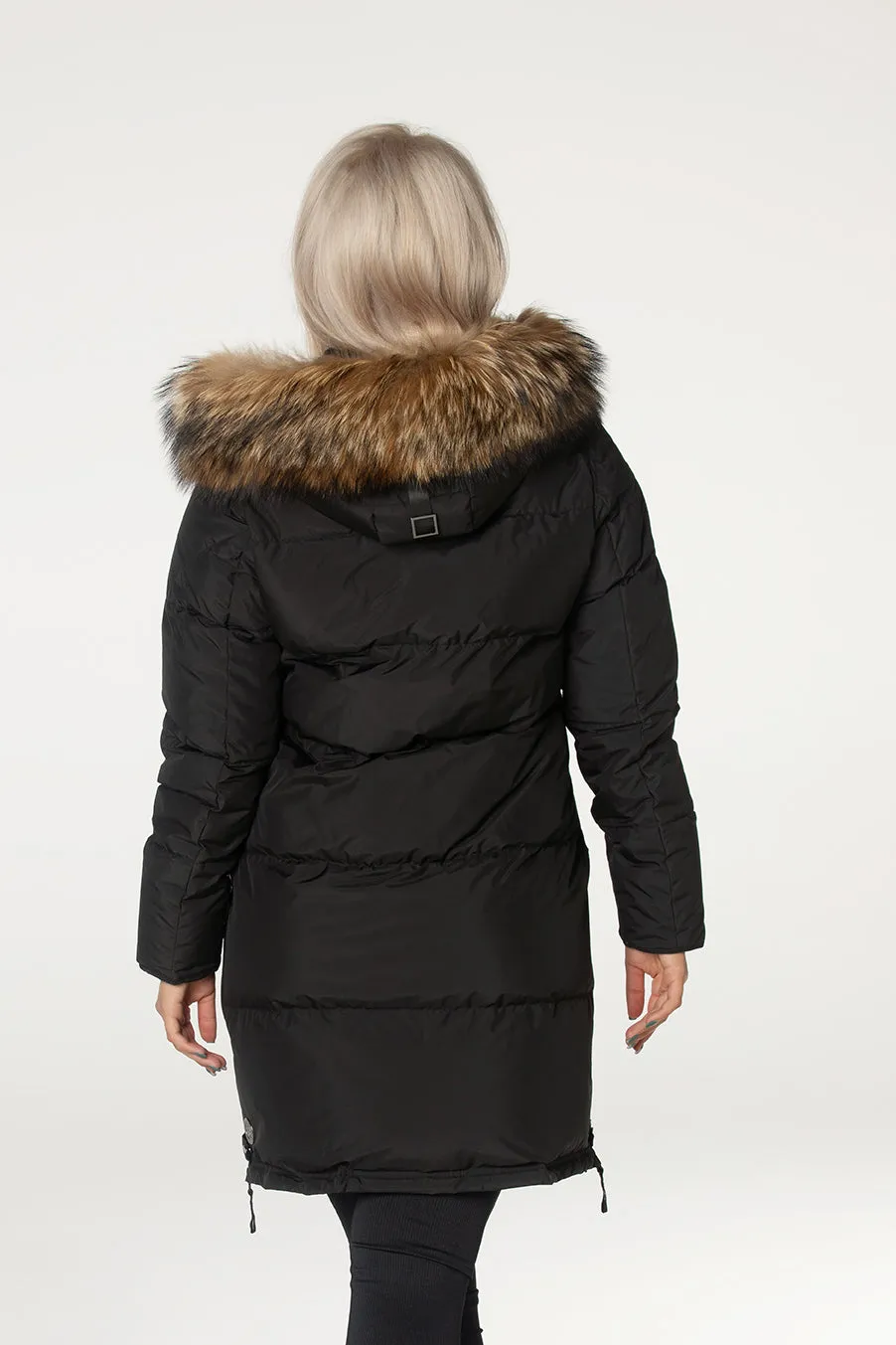Danwear Windfield Elita dunjakke svart hette