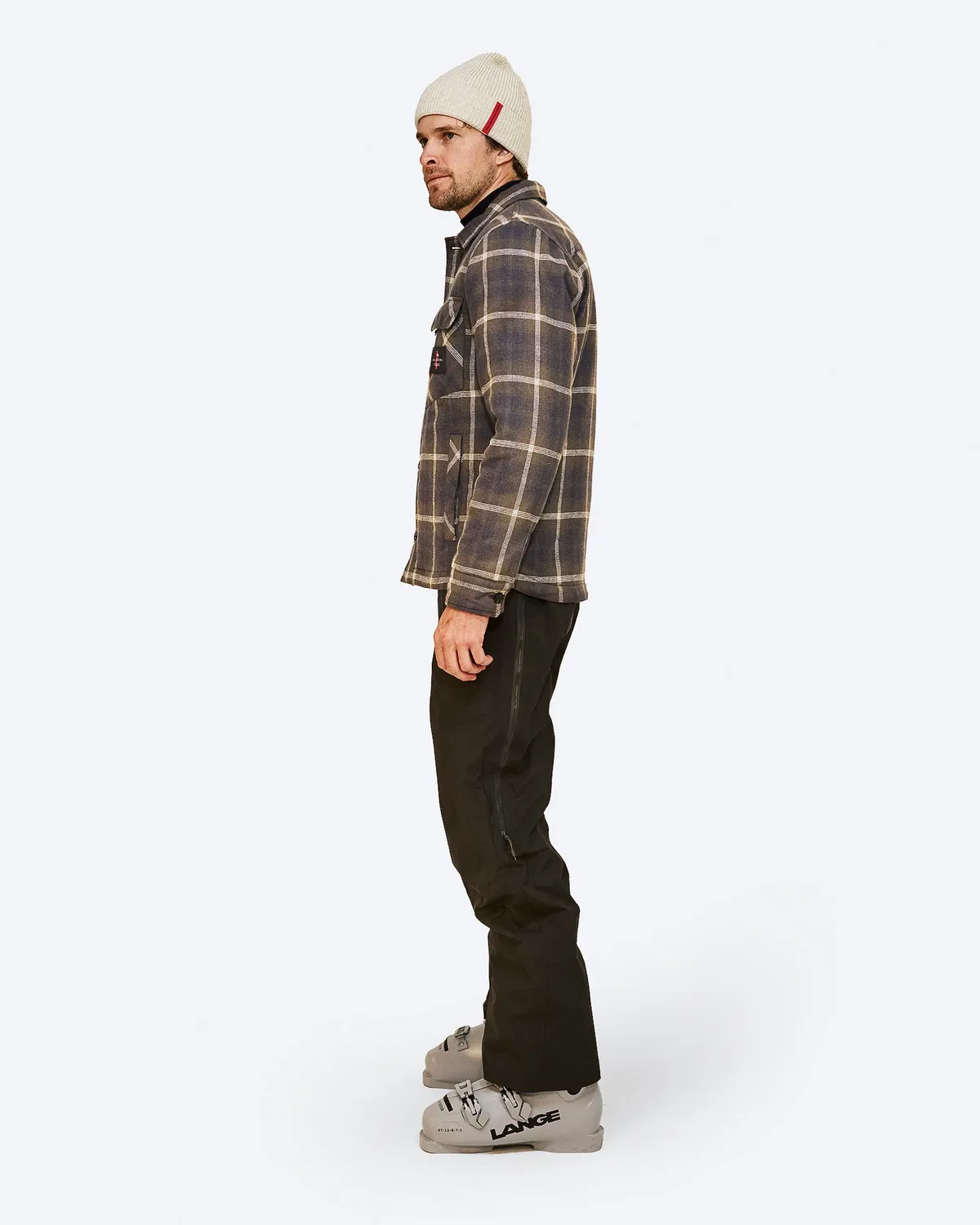 The Mountain Studio G-3 overskjorte flanell Peat