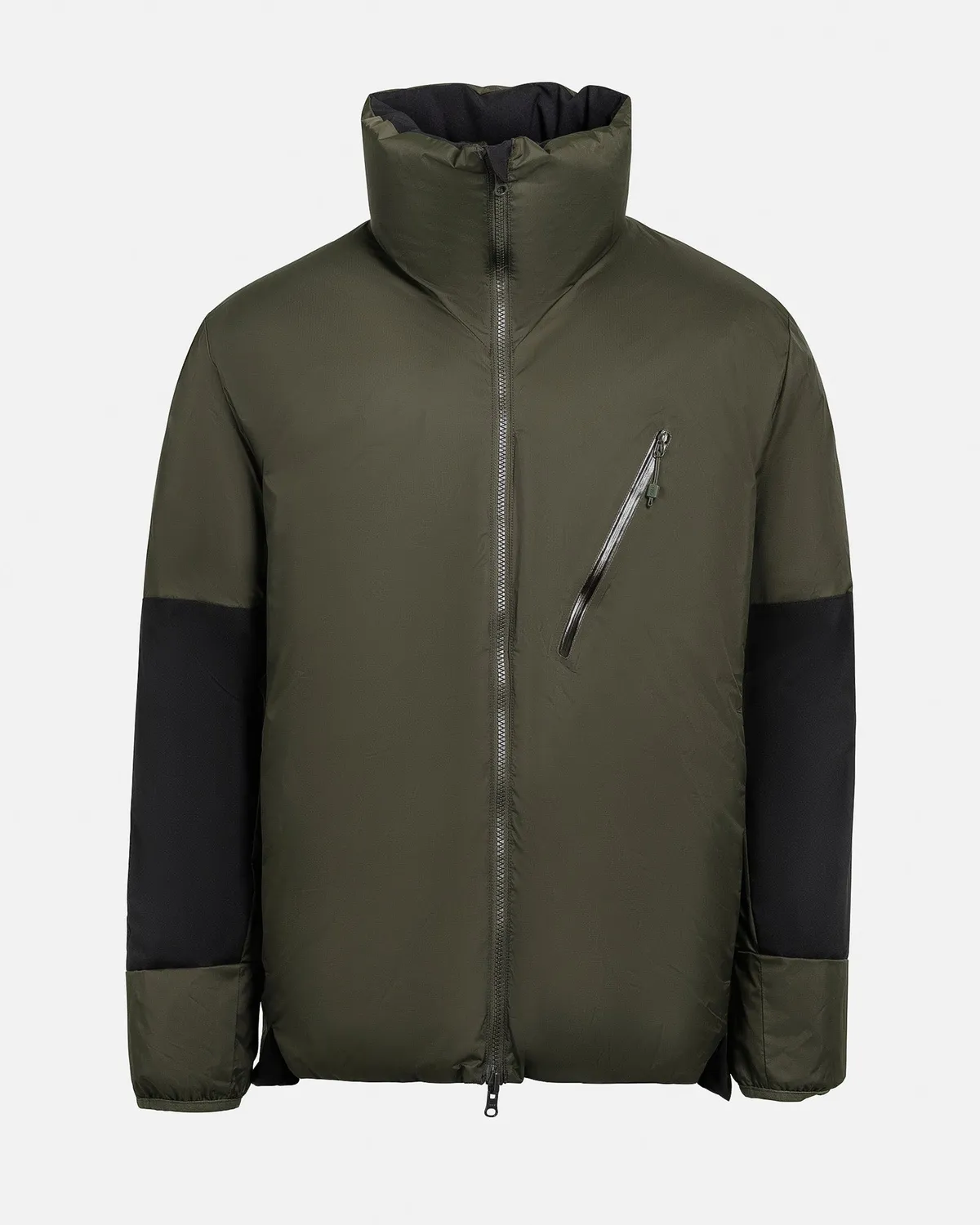 The Mountain Studio D-10 R Windstopper dunjakke vendbar Black Onyx