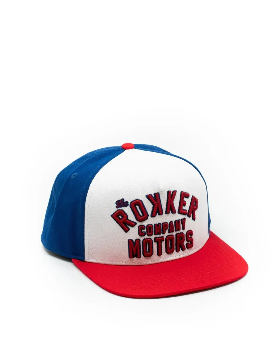 Rokker Motors snapback caps beige/grå