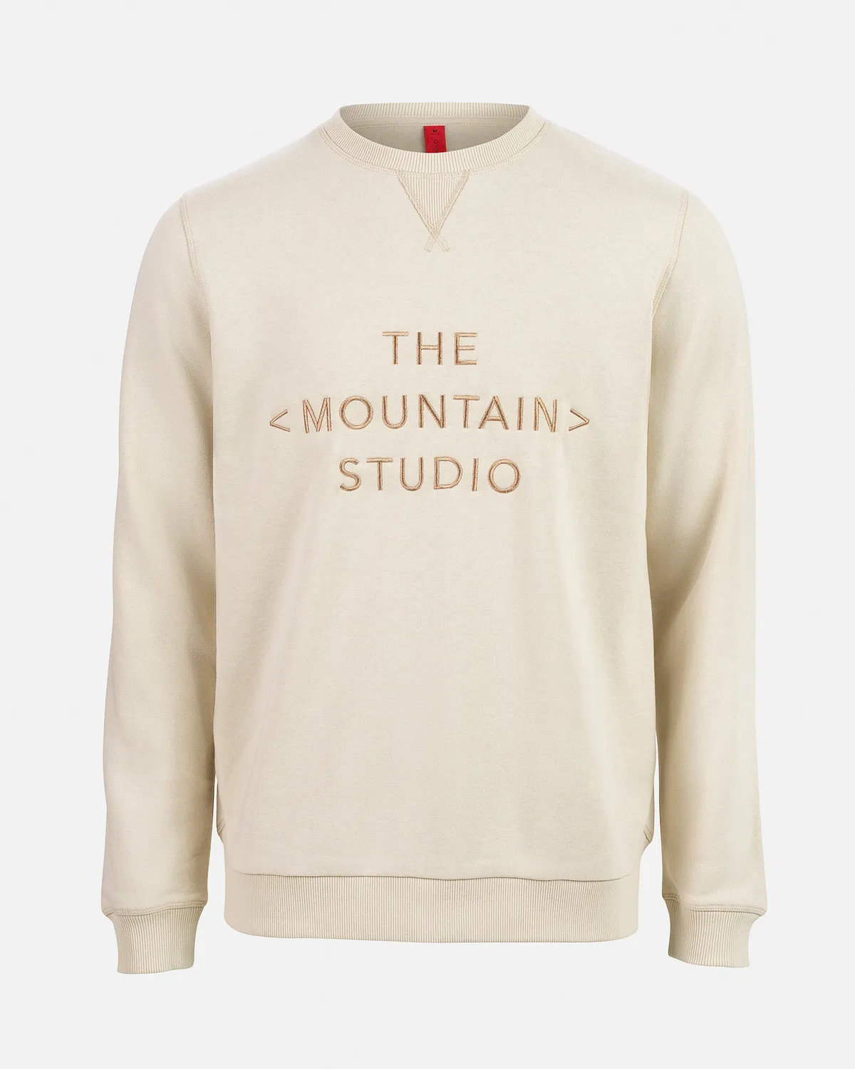 The Mountain Studio I-4 Original TMS Crew genser Almond Milk økologisk
