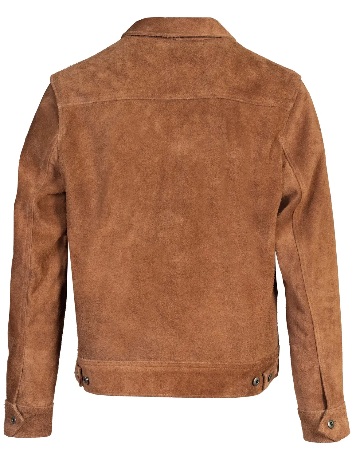 Schott NYC 375 skinnjakke semsket uforet brun