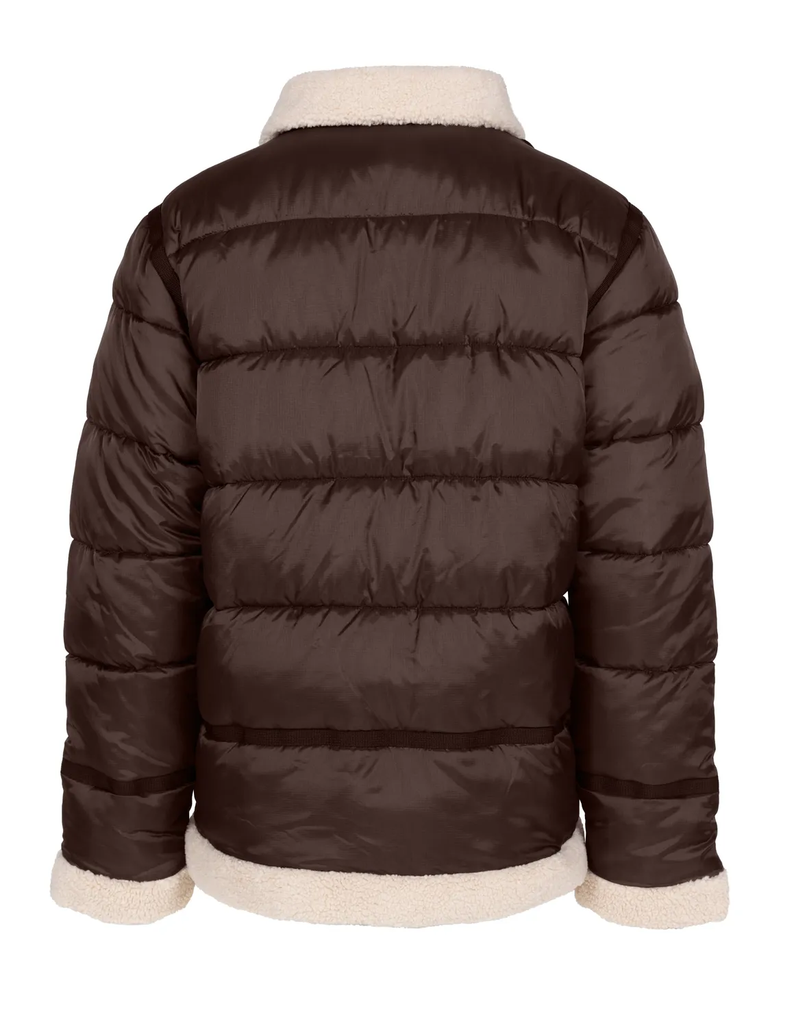 Schott NYC 94B3 vinterjakke brun foret
