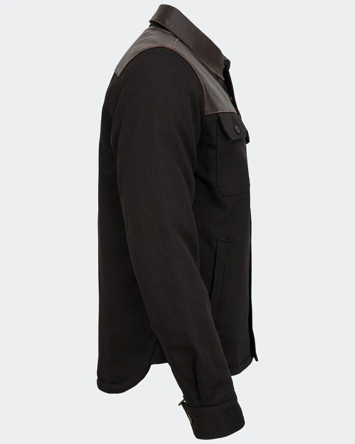 Rokker Bozeman Rider Shirt svart skinn AAA M