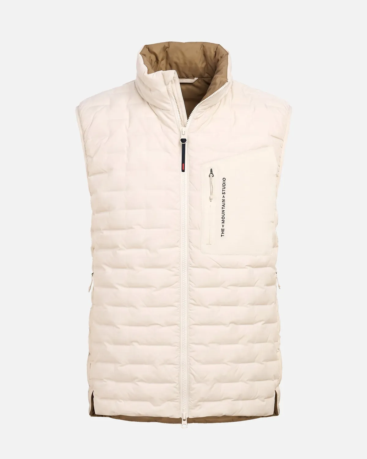 The Mountain Studio V-1 RL Reversible dunvest Almond Milk-Otter