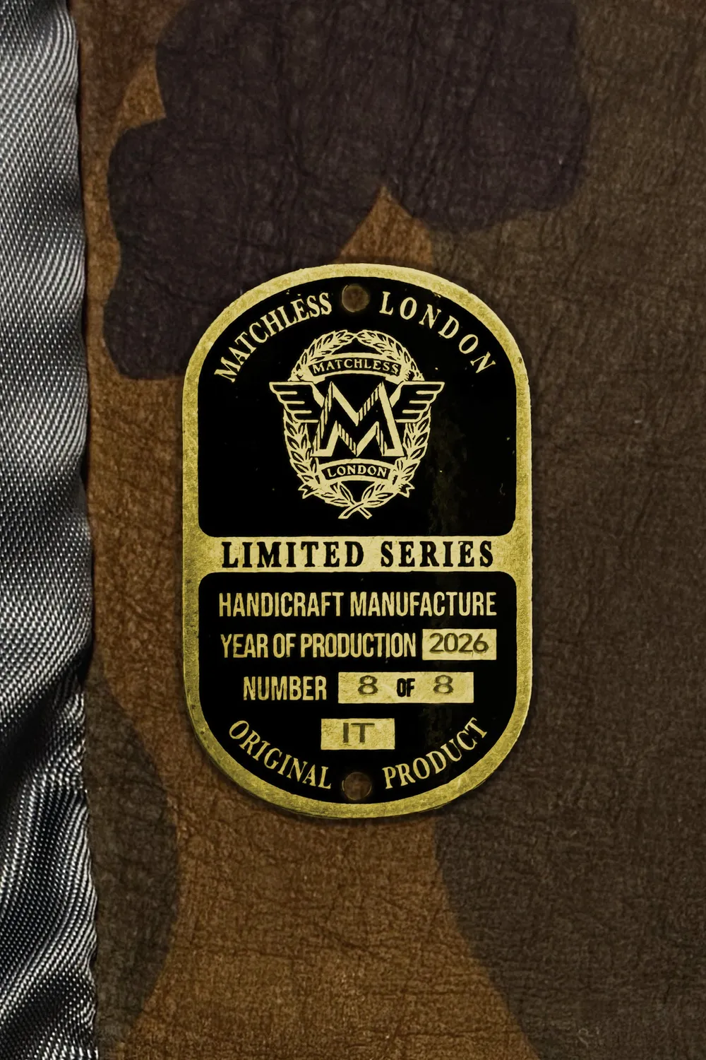 Matchless Bray Blouson skinnjakke camouflage