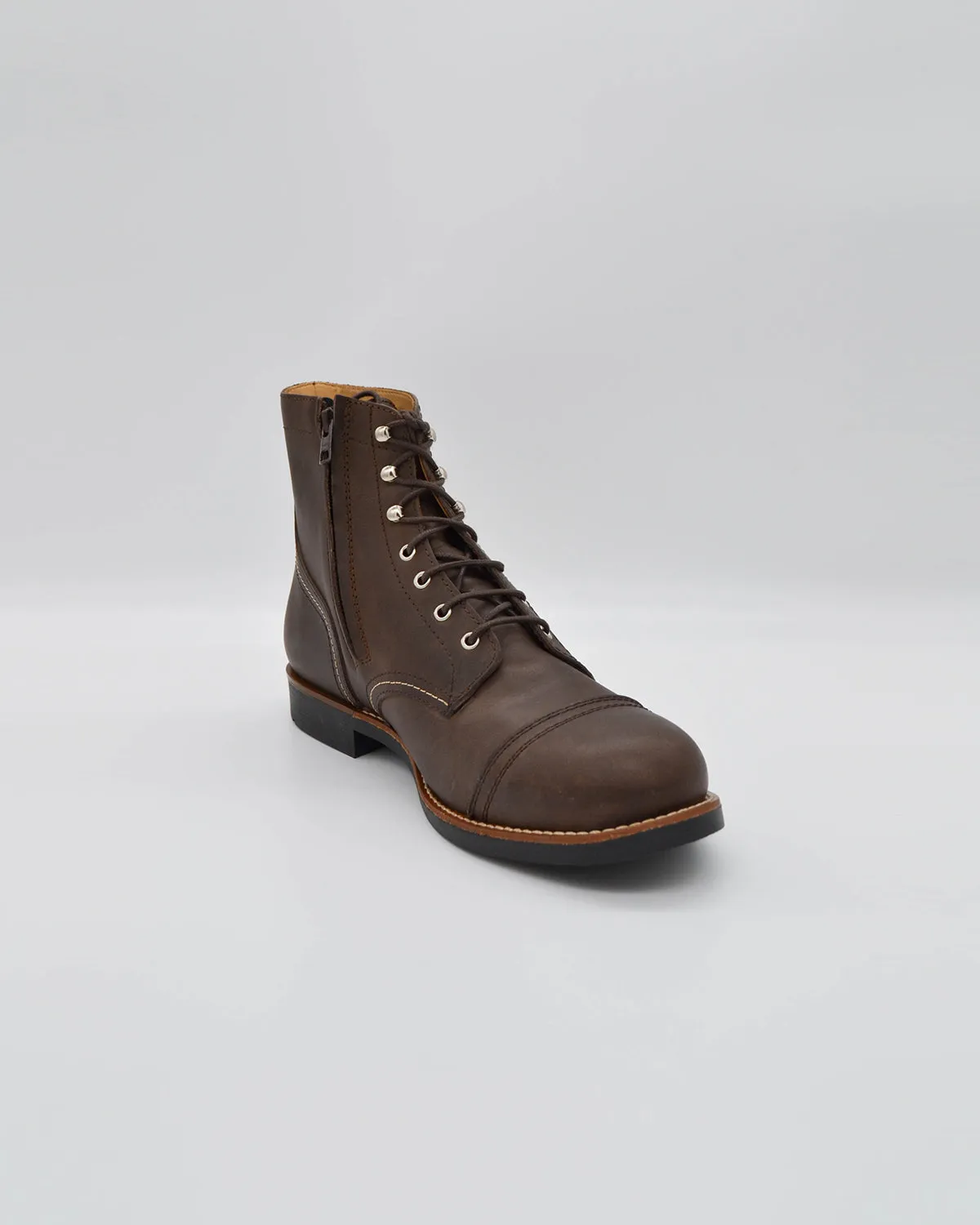 Rokker Moto Ranger Brown motorsykkelstøvler brun skinn