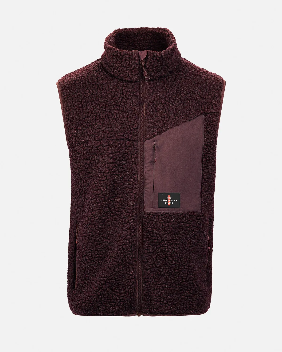 The Mountain Studio V-5 vest fudge ullblanding