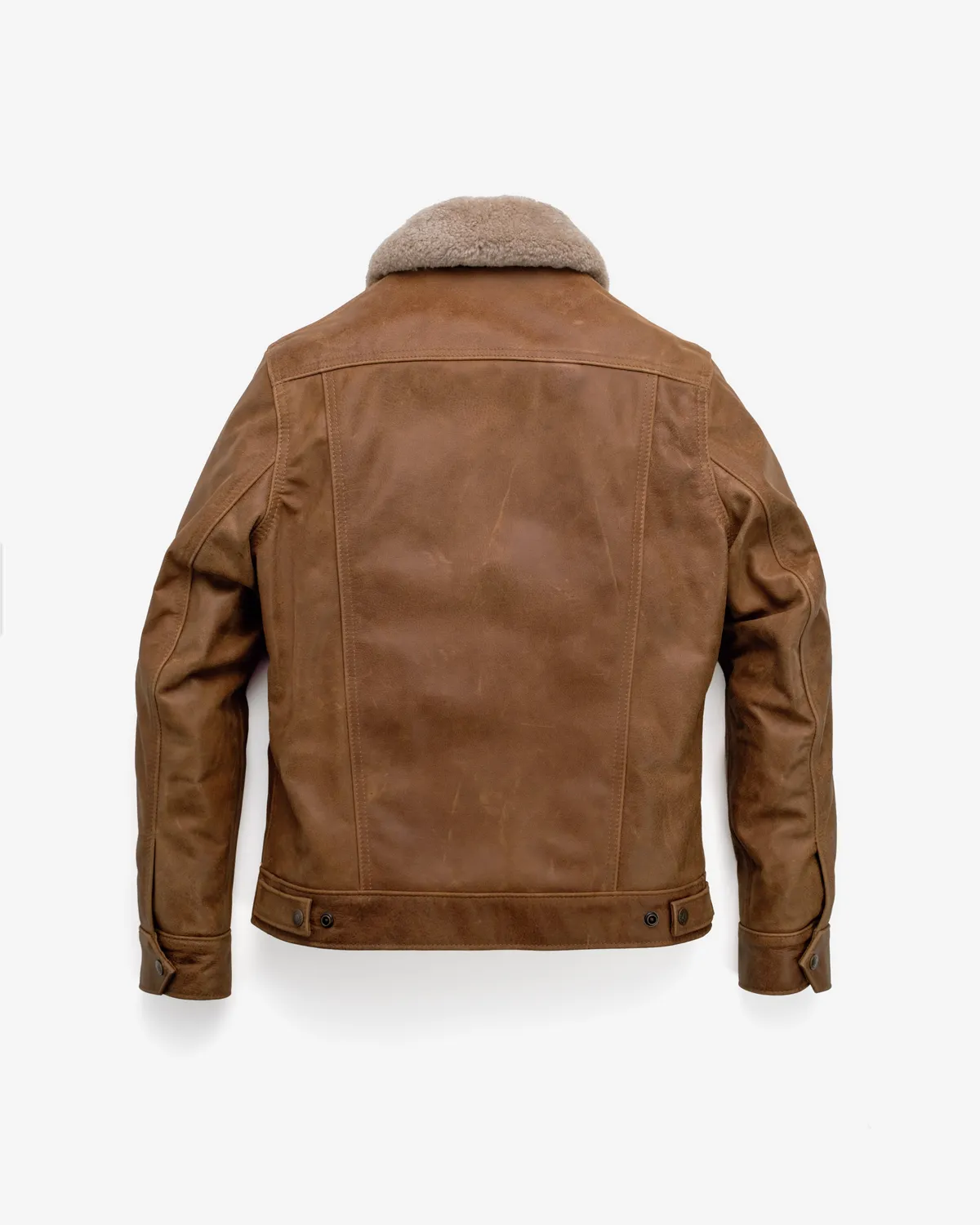 Schott NYC 545 trucker skinnjakke bøffel svart
