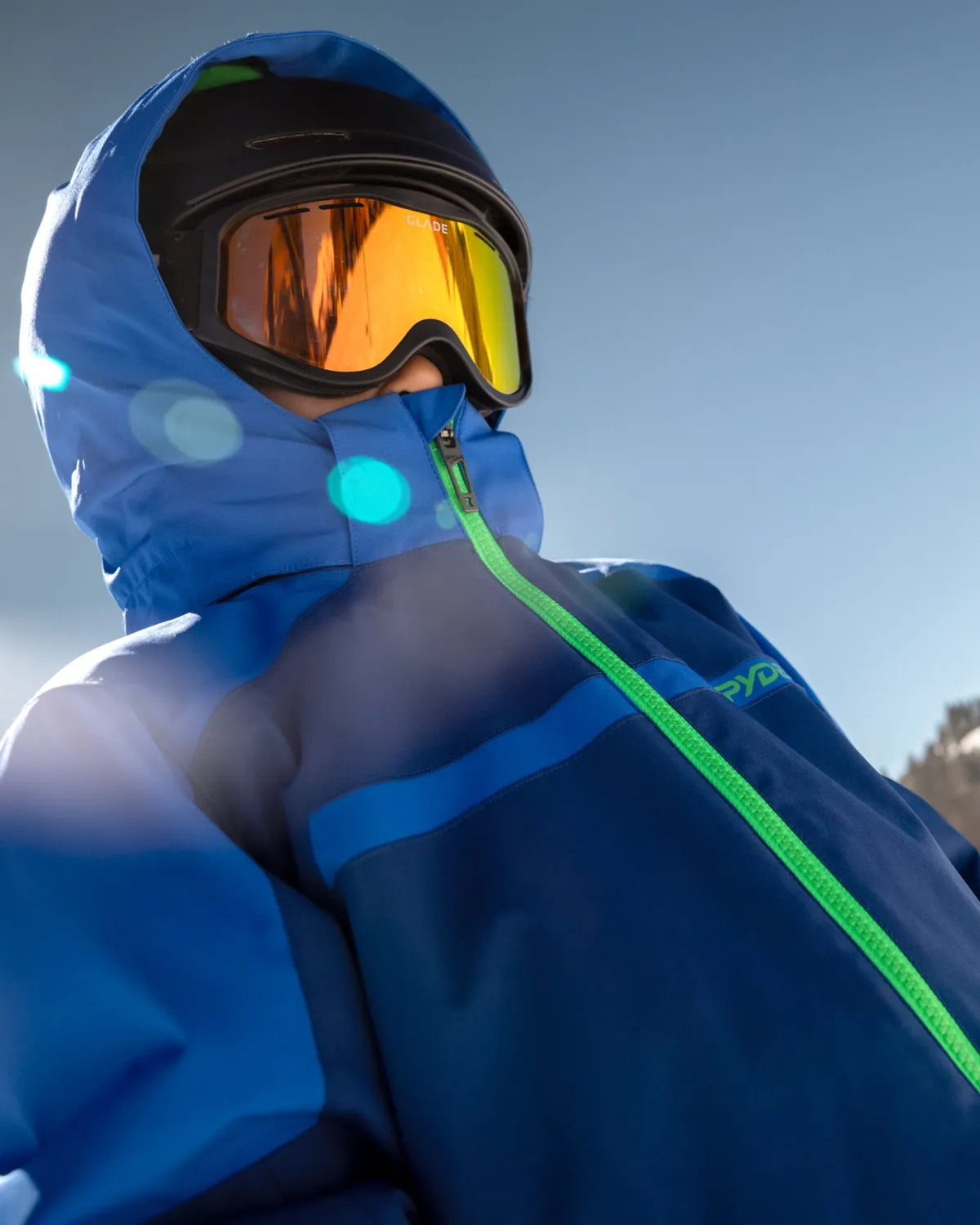 Spyder Challenger skijakke gutt Indigo vanntett 10K
