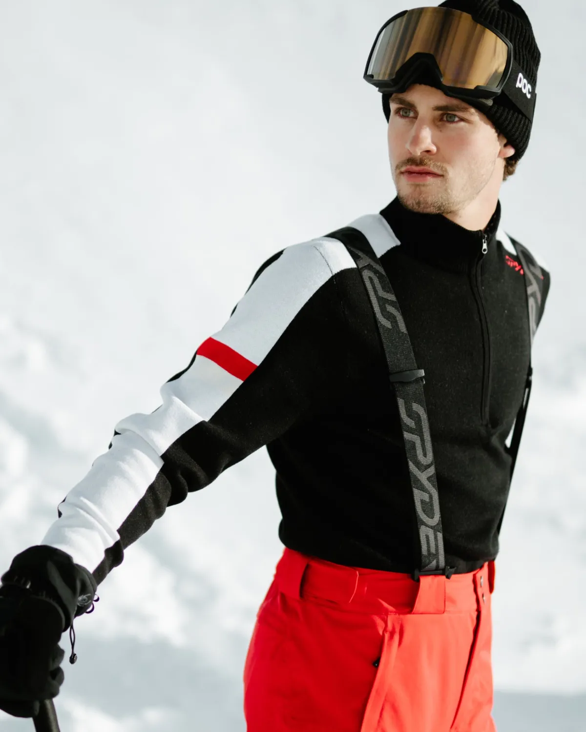 Spyder Verbier Quarter Zip genser herre svart