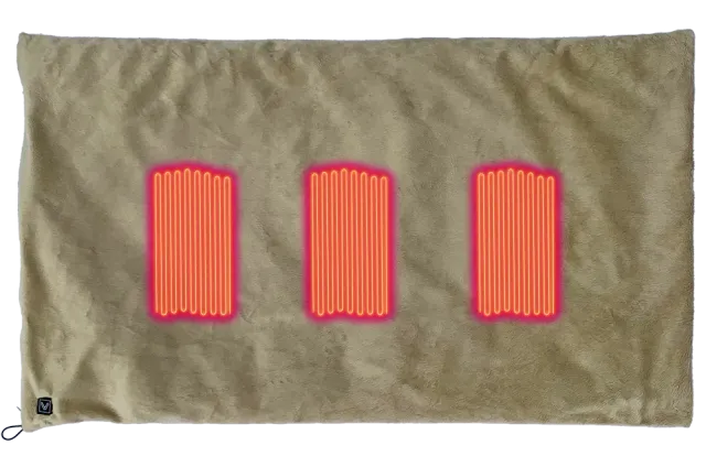 VoltHeat varmeteppe 5V sjal 76x46 cm – fleece