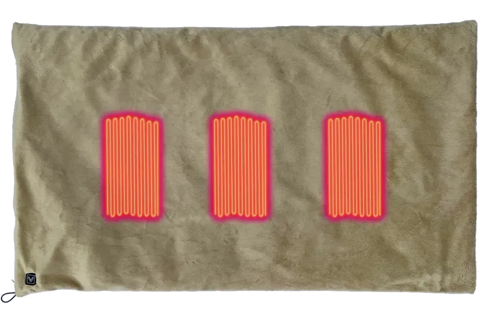 VoltHeat varmeteppe 5V sjal 76x46 cm – fleece