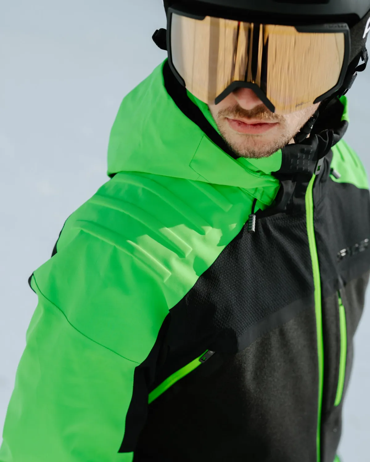 Spyder Vanqysh skijakke herre Black Melange 30K