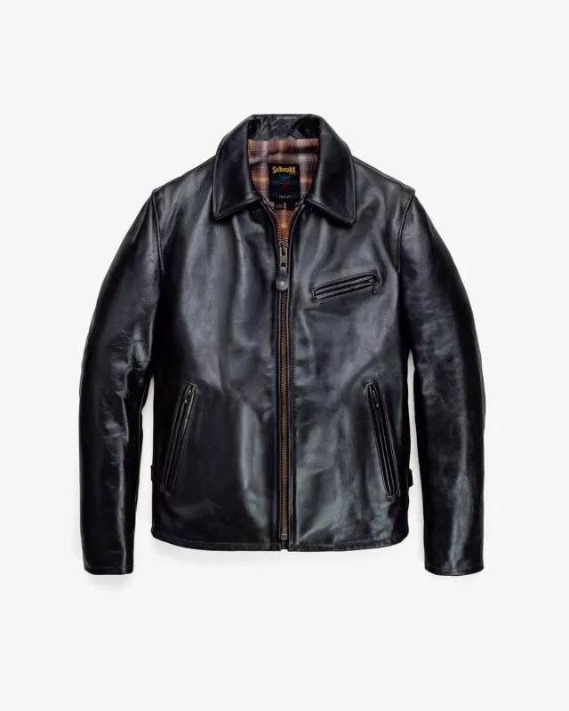 Schott NYC 688 skinnjakke brun kuskn