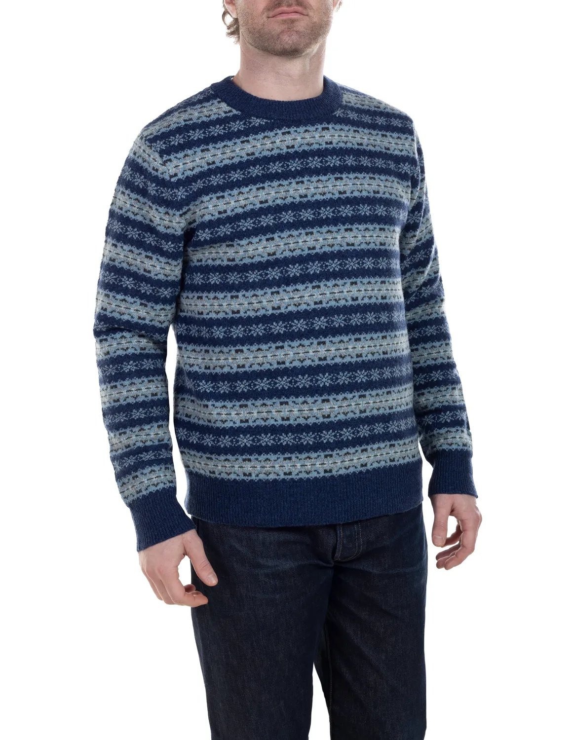 Schott NYC SW2216 ullgenser Denim varm