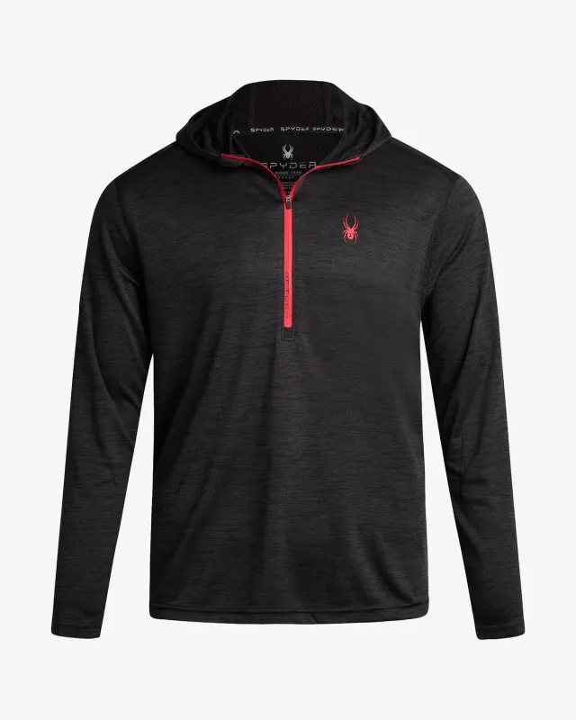 Spyder Knit Half Zip genser herre svart UPF30+