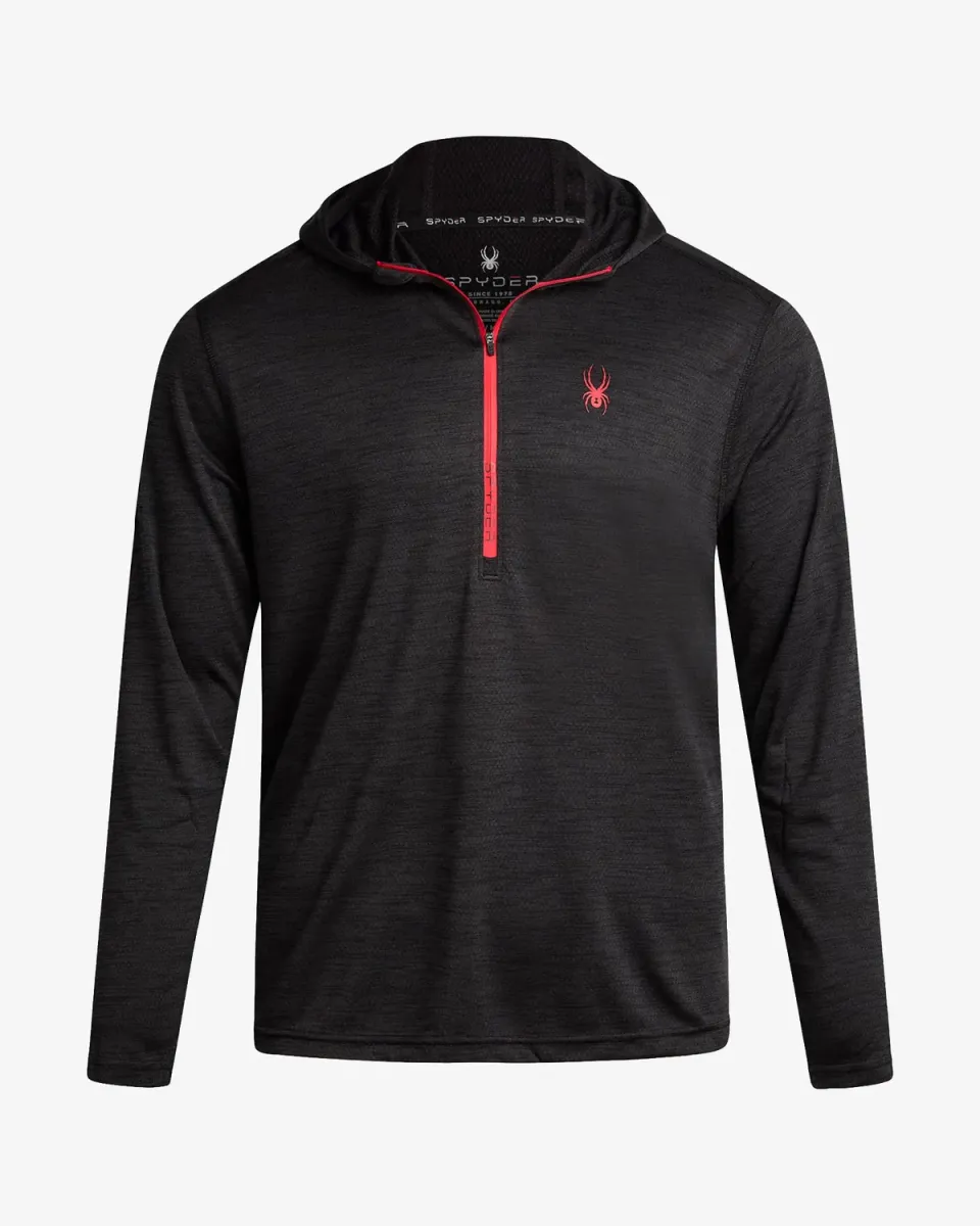 Spyder Knit Half Zip genser herre svart UPF30+
