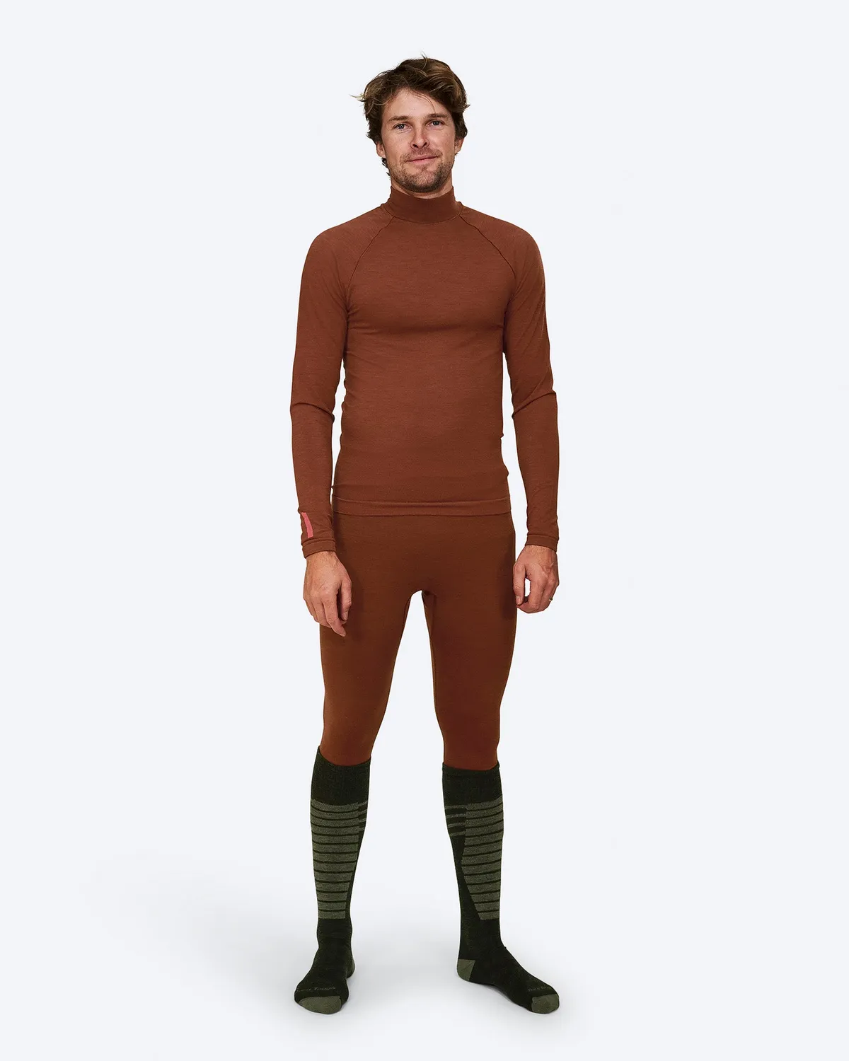 The Mountain Studio U-7 Seamless ulltrøye Smoked Paprika merino