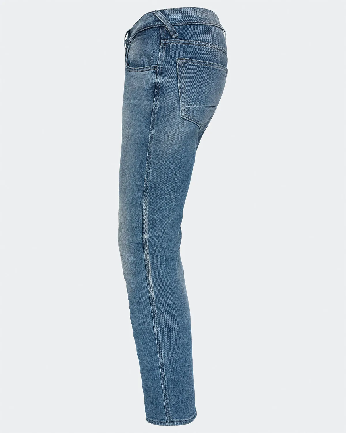 Rokker Rokkertech Tapered Slim MC-jeans lyseblå