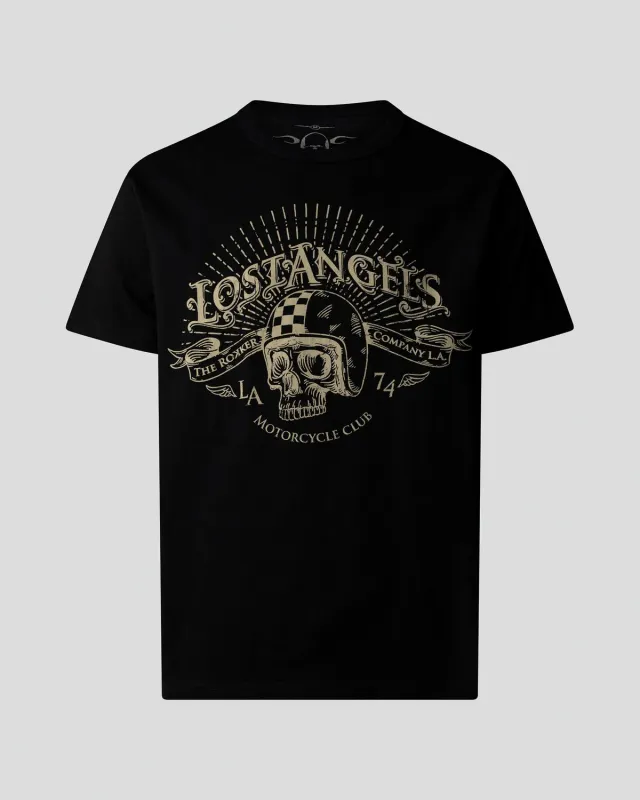 Rokker Lost Angels T-skjorte svart 190 g