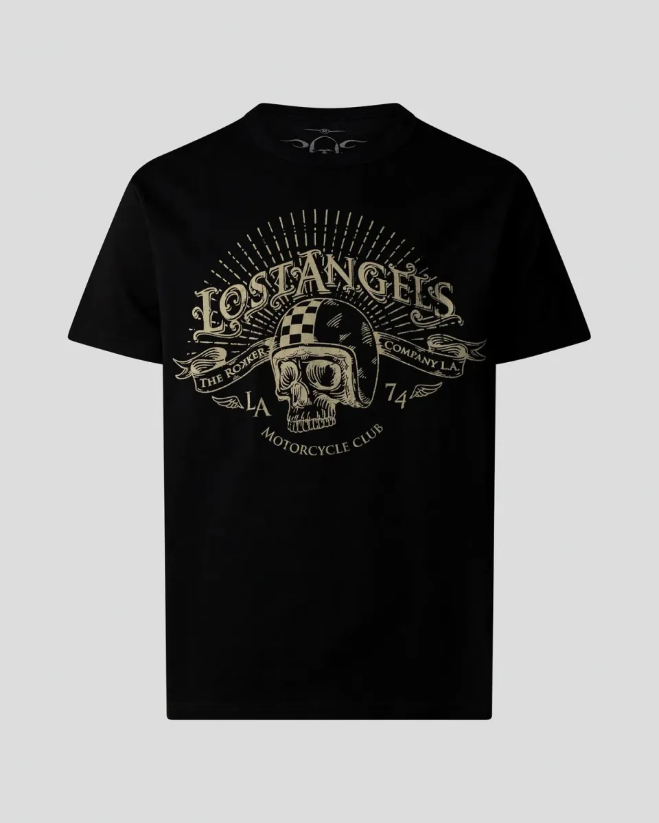 Rokker Lost Angels T-skjorte svart 190 g