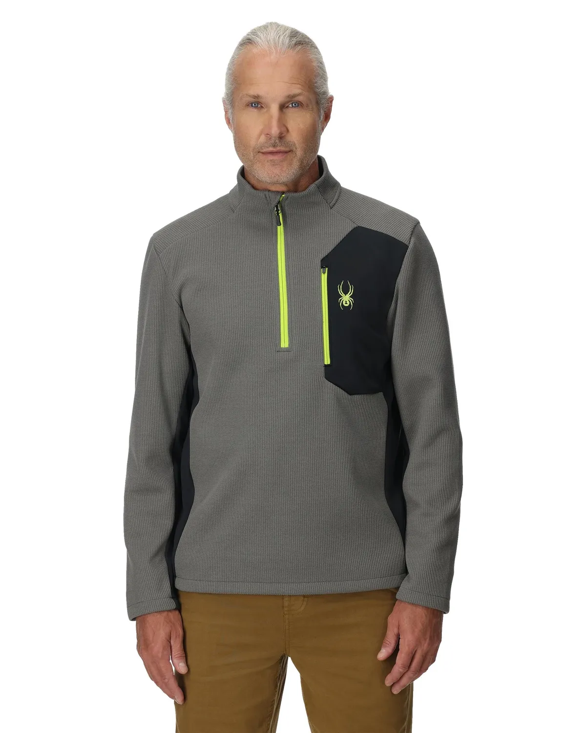 Spyder Bandit half zip fleece herre storm lett