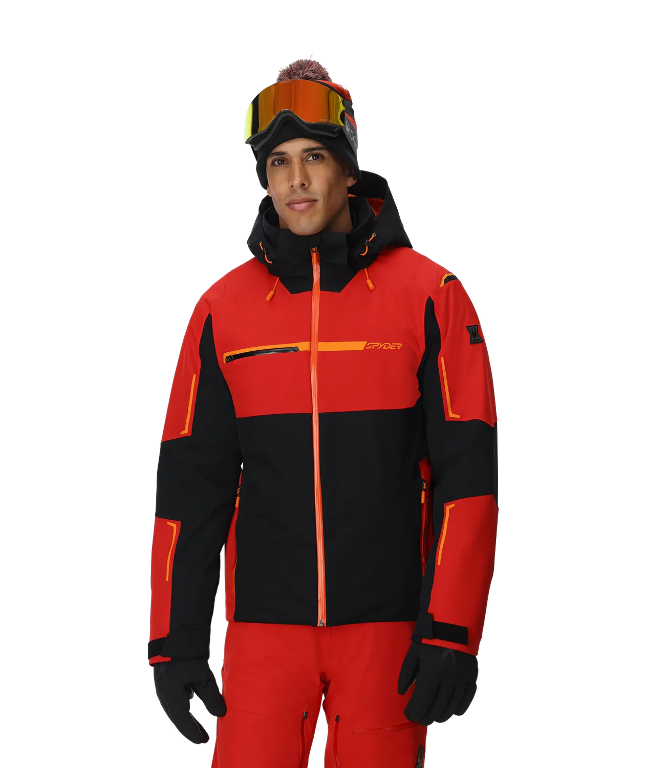 Spyder Titan skijakke herre svart 30K vanntett