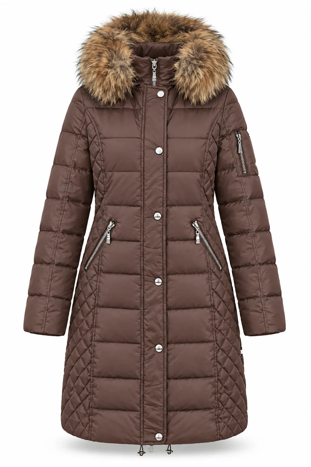 Danwear Katjar R vinterjakke chocolate brown varm