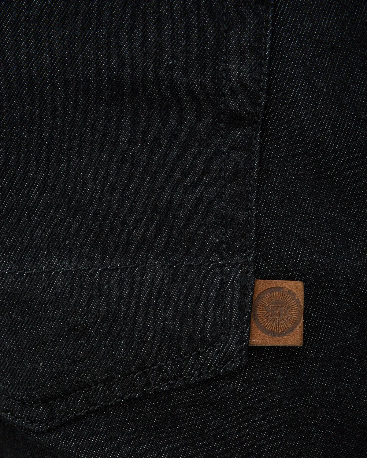 Rokker Hunter Black motorsykkeljeans svart AA