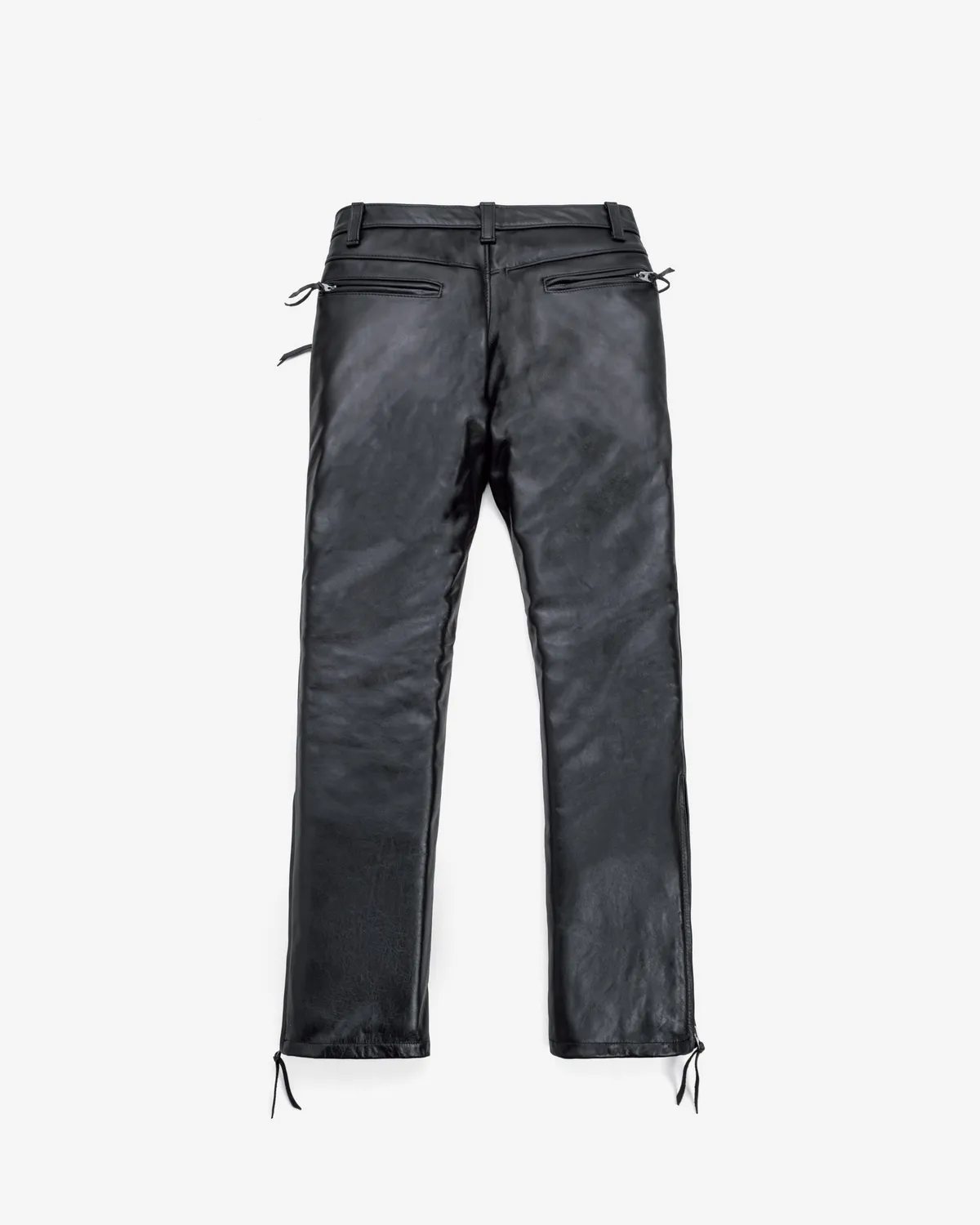 Schott NYC 601P motorsykkelbukse black skinn slitesterk