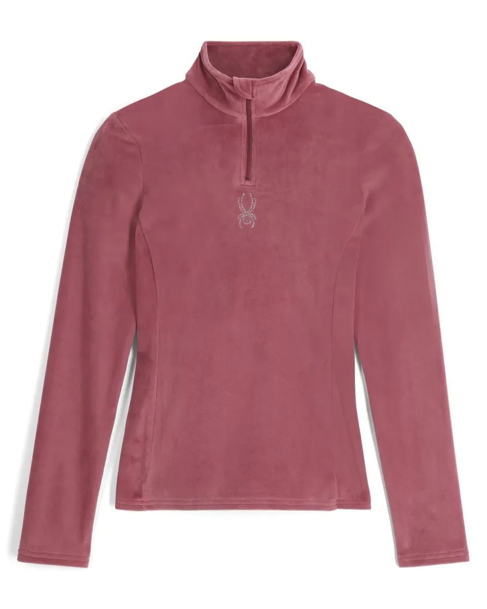 Spyder Shimmer Bug Half Zip T-Neck genser Acai tettsittende