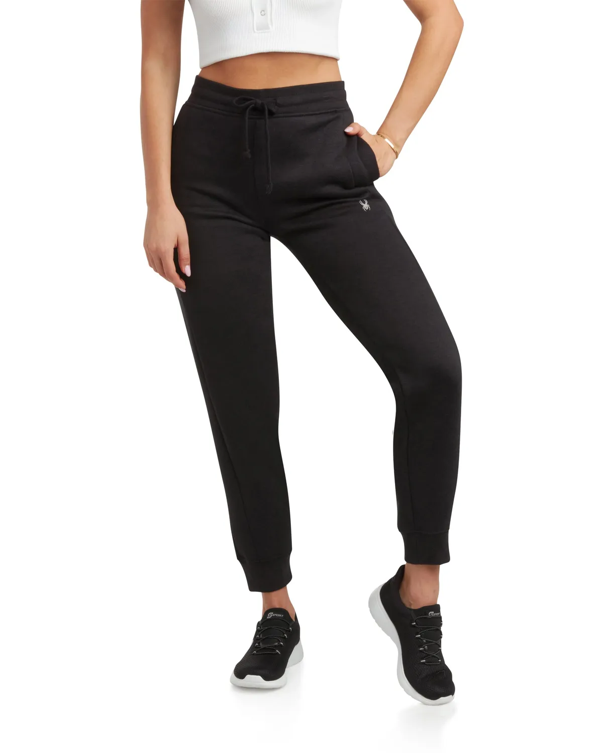Spyder Cozy Fleece joggebukse svart – børstet