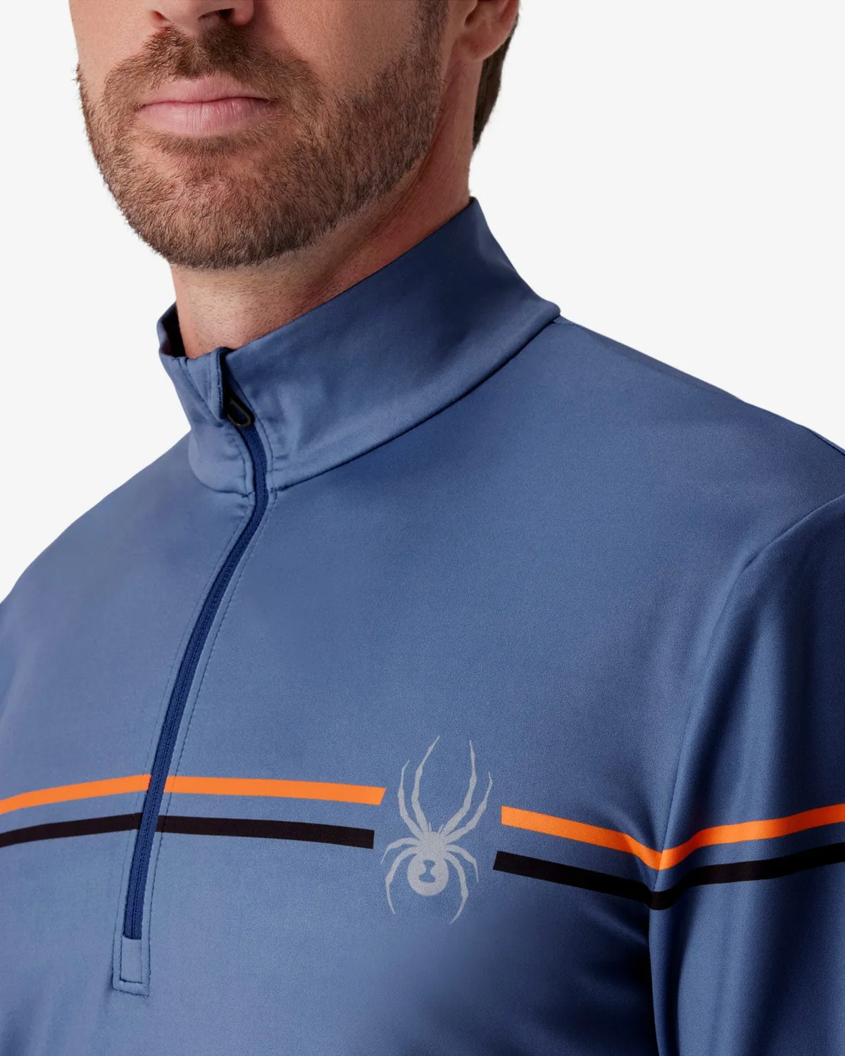 Spyder Legacy half-zip genser herre Indigo vindtett