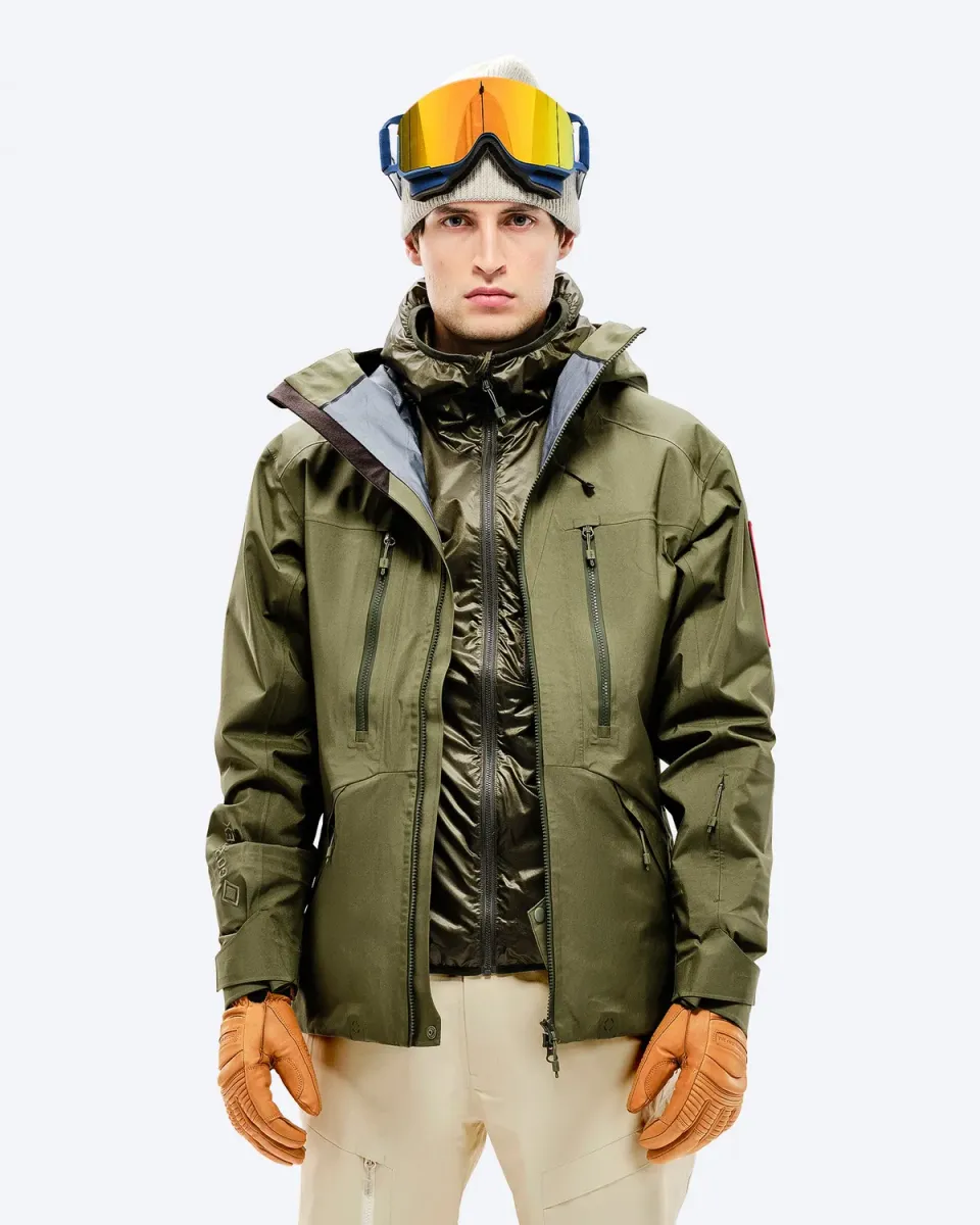 The Mountain Studio Z-2 EPE skalljakke Winter Moss Gore-Tex